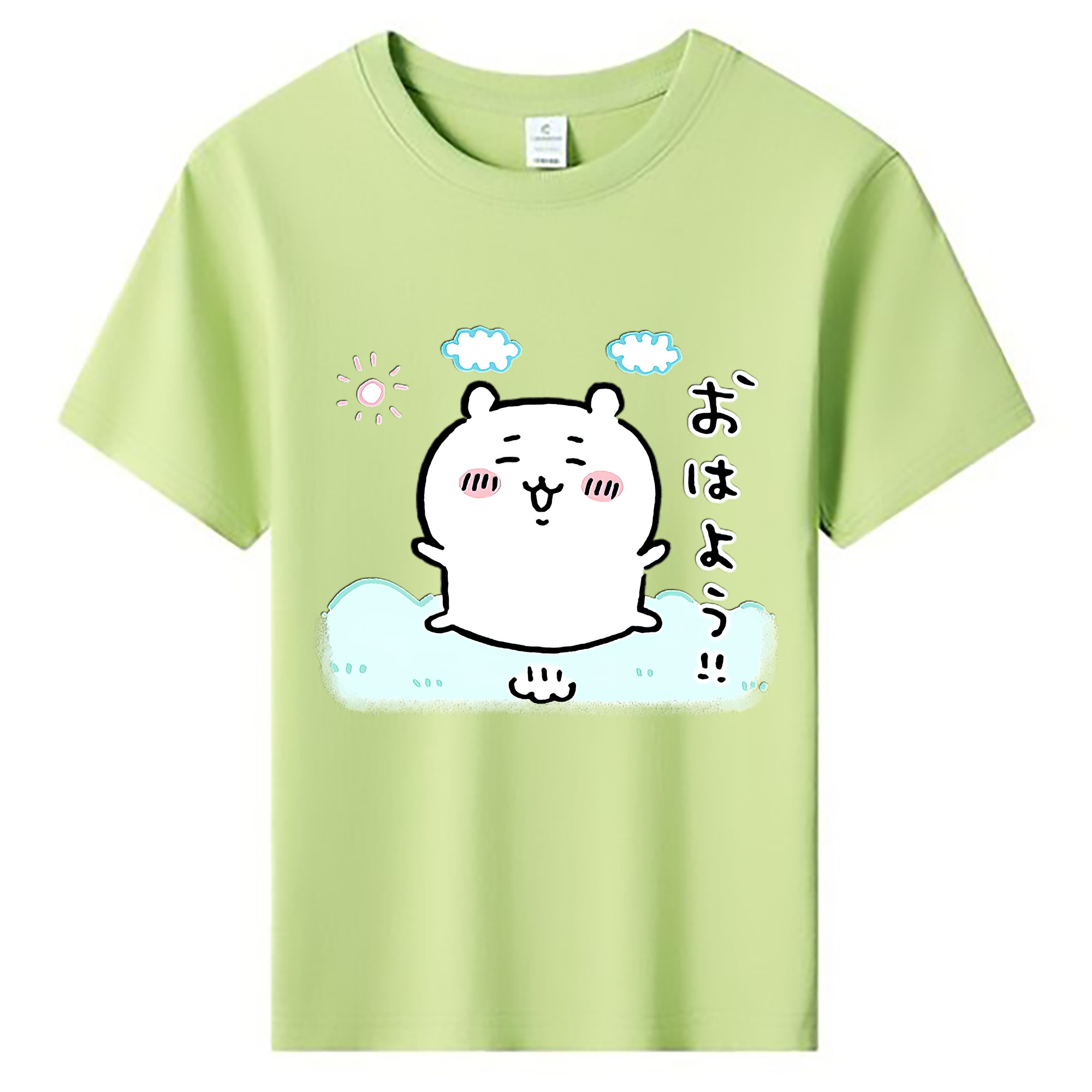 （画像用） ちいかわ ちいかわ Chii-kawa chiikawa 綿100％キッズTシャツ（フロントプリント）